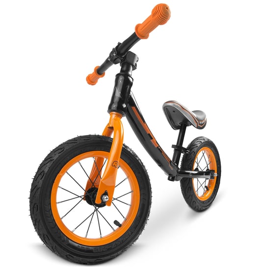 Rowerek biegowy dla dzieci rower Ricokids czarno-pomarańczowy Ricokids