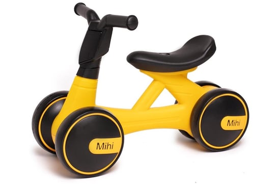 Rowerek Biegowy jeździk melodyjka światełka Rocky żółty Blue Ride