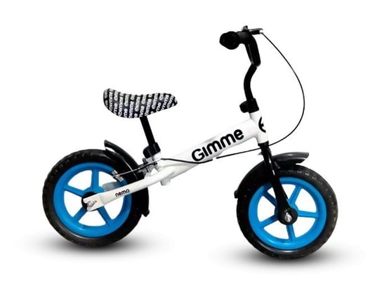 Rowerek biegowy z hamulcem Nemo - niebieski GIMME