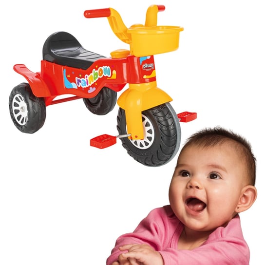 Rowerek Rower Na Pedały Trójkołowy Koszyczek Napęd Inna producent