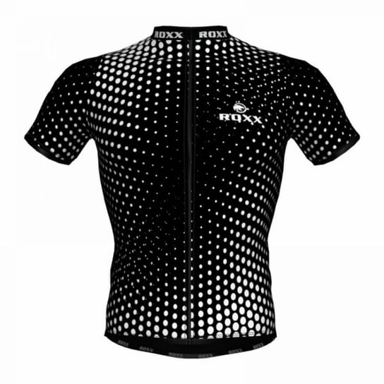 Roxx, Męska koszulka kolarska, Czarno-Biała, rozmiar M ROXX