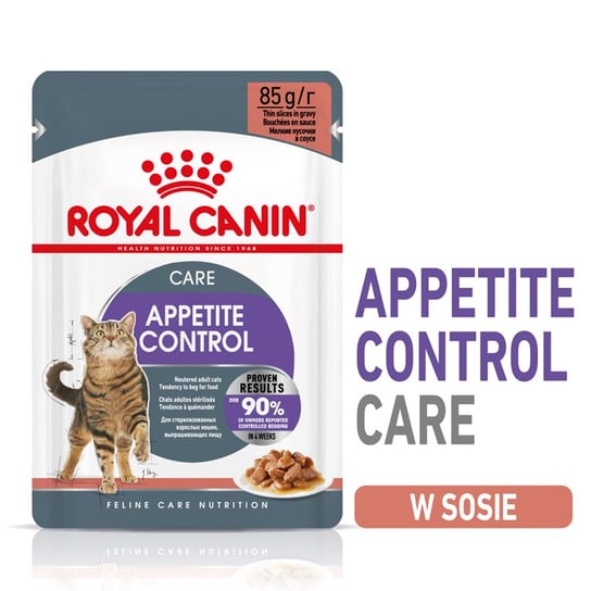 Royal Canin Appetite Control 12x85g Karma mokra w sosie dla kotów dorosłych Royal Canin