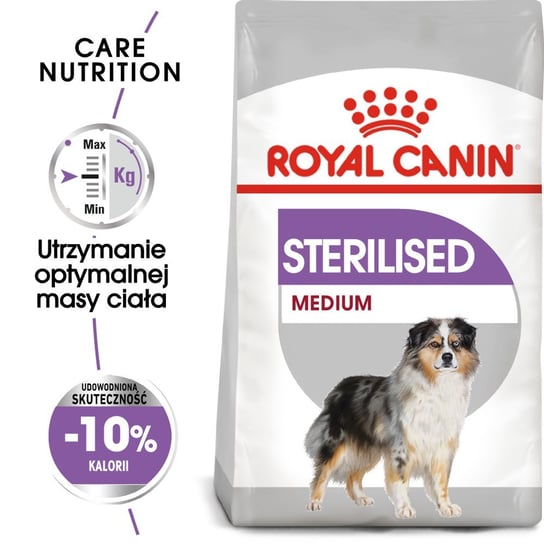 ROYAL CANIN CCN Medium Sterilised 12kg karma sucha dla psów dorosłych, ras średnich, sterylizowanych Royal Canin