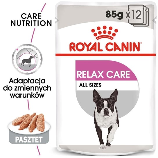ROYAL CANIN CCN Relax Care 12x85g karma mokra - pasztet dla psów dorosłych narażonych na działanie stresu Royal Canin