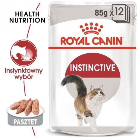 ROYAL CANIN Instinctive 12x85g karma mokra w pasztecie dla kotów dorosłych, wybrednych Royal Canin
