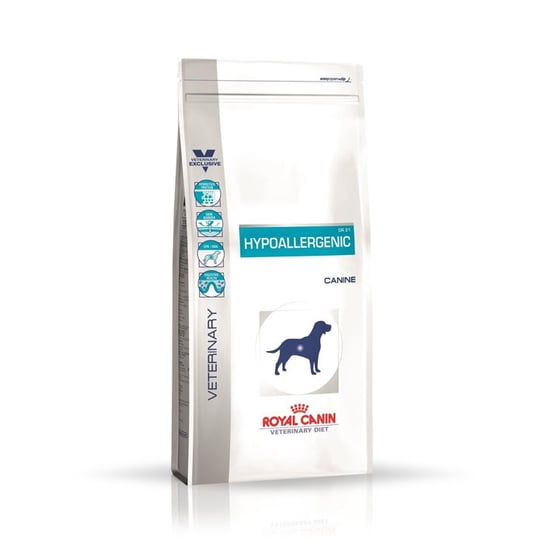 Royal Canin, karma dla psów, Veterinary Diet Canine Hypoallergenic DR21, 14kg. Royal Canin
