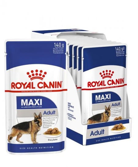 ROYAL CANIN Maxi Adult 10x140g karma mokra w sosie dla psów dorosłych ras dużych Royal Canin