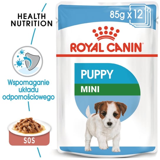 ROYAL CANIN Mini Puppy 12x85g karma mokra w sosie dla szczeniąt do 10 miesiąca, ras małych Royal Canin