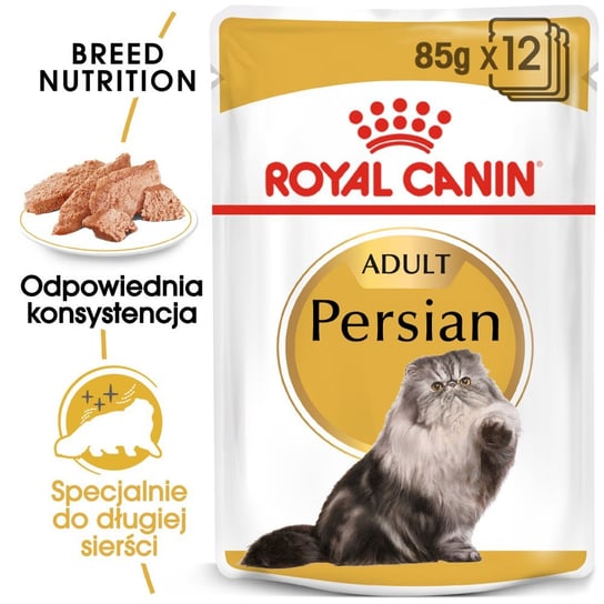 Royal Canin Persian Adult Karma mokra - pasztet, dla kotów dorosłych rasy perskiej 12x85g Royal Canin