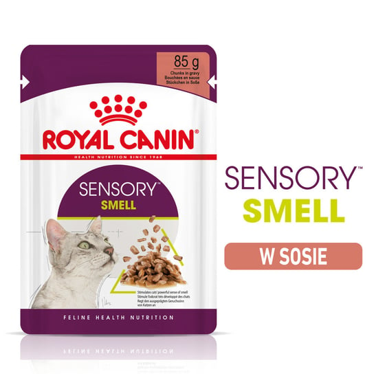 ROYAL CANIN Sensory Smell karma mokra, kawałki w sosie 12x85g Royal Canin