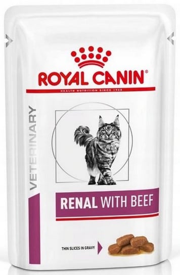 Royal Canin Veterinary Diet Feline Renal Wołowina saszetka 85g Miamor