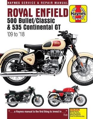 Royal Enfield Bullet and Continental GT Service & Repair Man Coombs Matthew