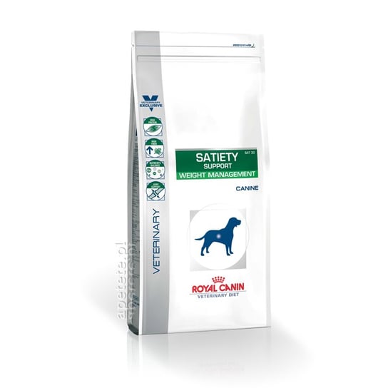 Royal, karma dla psów, Canin Veterinary Diet Canine Satiety Support Weight Menagement SAT30, 12kg Royal Canin