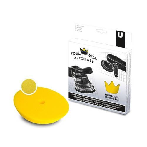 Royal Pads U-Thin Ultra Cut średnio twardy pad polerski - żółty 80mm Royal Pads