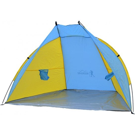 Royokamp, Namiot plażowy, Sun, niebiesko-żółty, 200x120x120 cm Royokamp