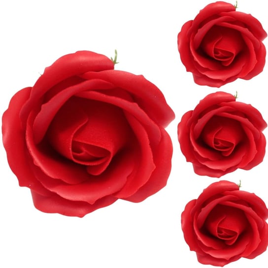 Róża Mydlana Do Kąpieli Dekoracyjna Czerwona 3 szt Siima