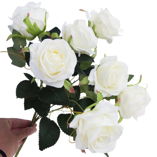 Róża Róże Bukiet Róż Jak Żywe Piękne Ecru Inna marka