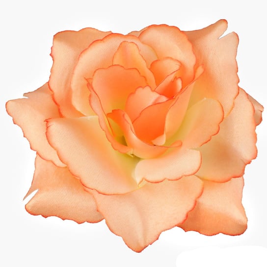 Róża Satynowa Główka Wyrobowa Pomarańczowa 1 Szt. Siima