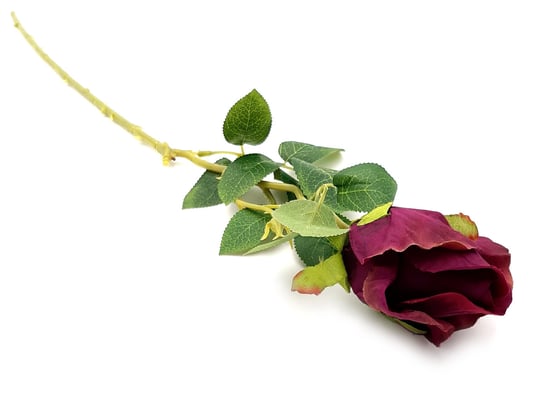 Róża sztuczna fioletowa gałązka 66 cm Inna marka