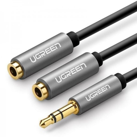 Rozdzielacz audio AUX UGREEN kabel jack 3,5 mm, 20cm uGreen