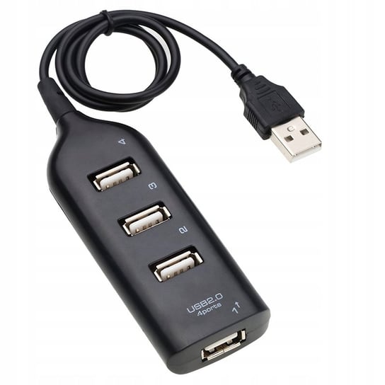 Rozdzielacz Hub Usb 4 Portów Rozgałęźnik Usb 2.0 ER4