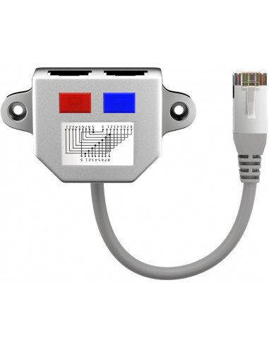 Rozdzielacz kablowy (adapter Y) - Wersja kolorystyczna Goobay