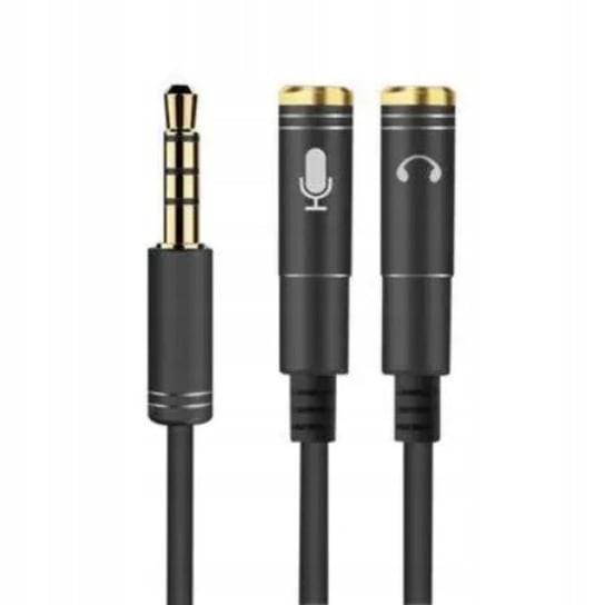 Rozdzielacz Słuchawkowy Kabel Audio 3,5 mm mini jack (męski) - 2x 3,5 mm mini jack (żeński) 30cm Inny producent