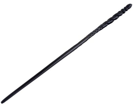 RÓŻDŻKA CZARODZIEJA MAGICZNA MAG HARRY CZARODZIEJ GINNY METALOWY RDZEŃ 37CM Hopki