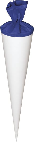 Rożek tyta pierwszoklasisty 35 cm, biały/niebieski Heyda