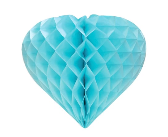 Rozeta dekoracyjna B&G Serce, jasnoniebieska, 26 cm GoDan