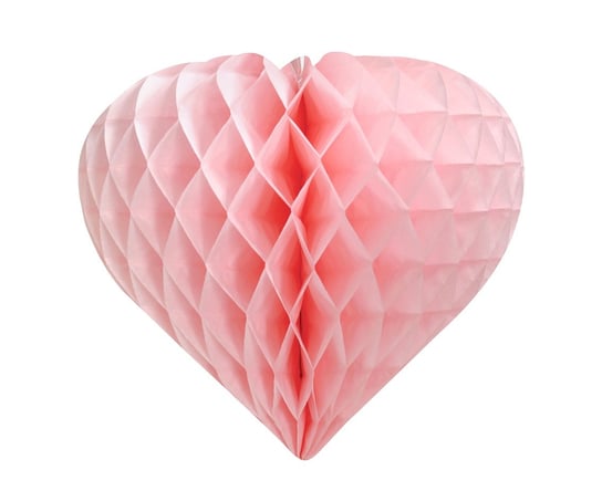 Rozeta dekoracyjna B&G Serce, jasnoróżowa, 26 cm GoDan