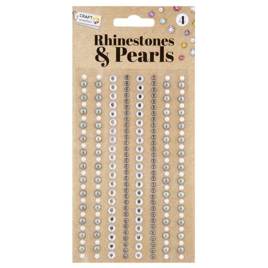 Rozette, Mini naklejki brylanciki i perły, 212 szt. Rozette