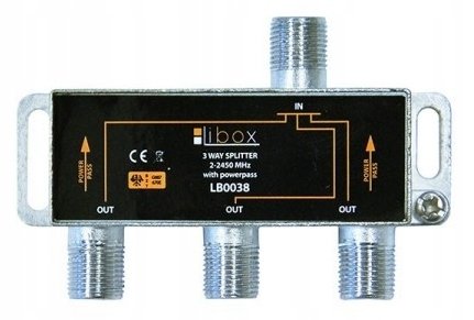 Rozgałęźnik Spliter F-3W Do Tv / Satelity Lb0038 L Libox