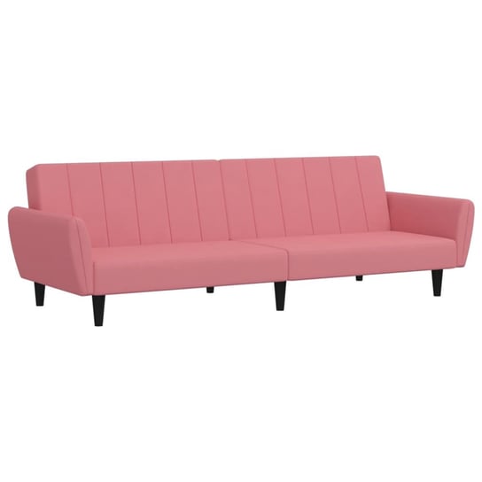 Rozkładana Sofa 2-osobowa Różowa 220x84,5x69cm Zakito Europe