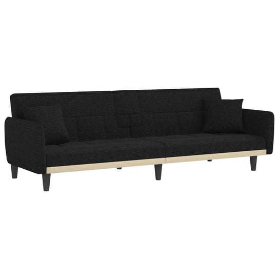 Rozkładana sofa z regulowanym oparciem, czarna, 22 Zakito Europe