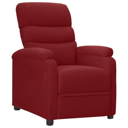 Rozkładany fotel VIDAXL, bordowy, 71x95x99,5 cm vidaXL