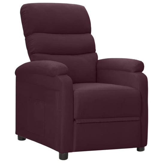 Rozkładany fotel VIDAXL, fioletowy, 71x95x99,5 cm vidaXL