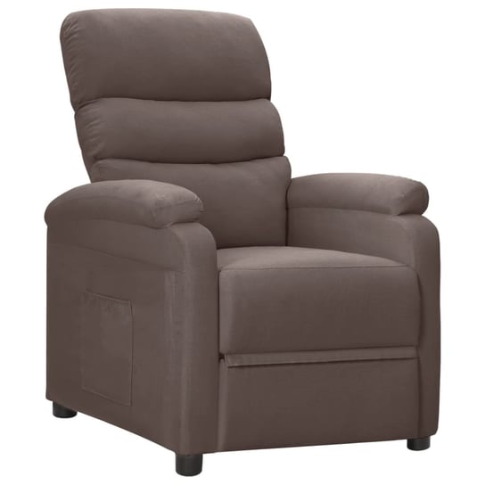 Rozkładany fotel VIDAXL, taupe, 71x95x99,5 cm vidaXL