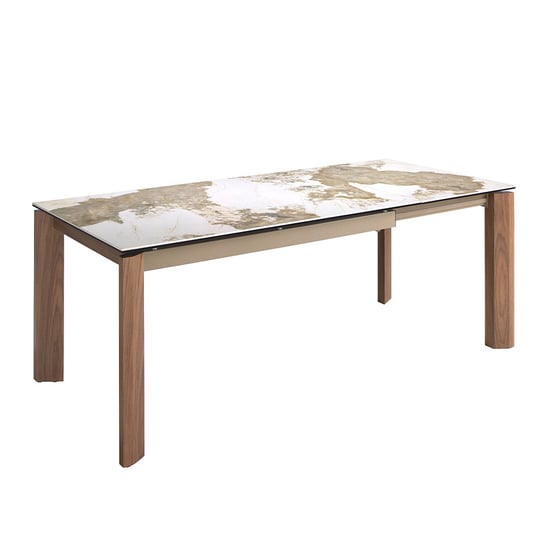 Rozkładany stół do jadalni prostokątny marmur porcelanowy Angel Cerda