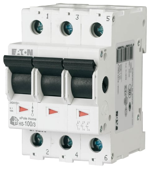 Rozłącznik główny (izolacyjny), 100A, 3-biegunowy HIS-100/3 Eaton