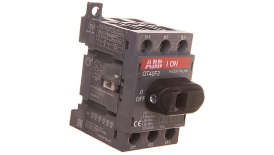 Rozłącznik izolacyjny 3P 40A z napędem bezpośrednim OT40F3 1SCA104902R1001 ABB