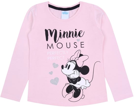 Różowa bluzka z długim rękawem Myszka Minnie DISNEY 134 cm sarcia.eu