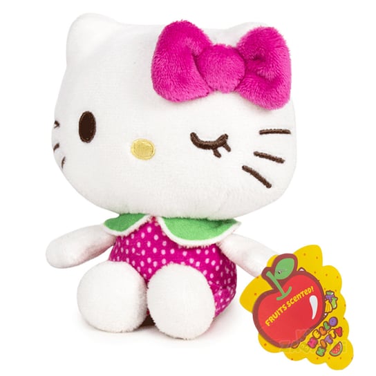 Różowa Hello Kitty Oryginalna Maskotka 13 cm Pachnąca Owocami Tutti Frutti Inna marka