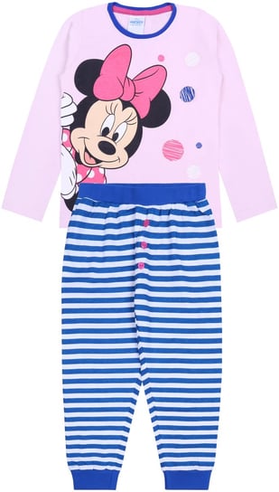 Różowa piżama dziewczęca w paski Myszka Minnie DISNEY 6-7lat 122 cm Disney