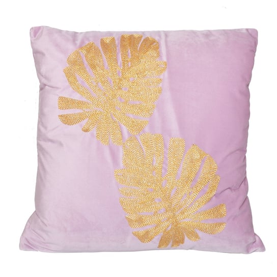 Różowa poduszka na kanapę Double 45x45 cm Duwen