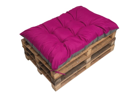 Różowa poduszka na paletę, 120x50, poduszka na meble ogrodowe z palet, poduszka do ogrodu, poduszka zewnętrzna/ Setgarden Inna marka