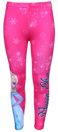 Różowe legginsy z długą nogawką Elsa FROZEN Disney