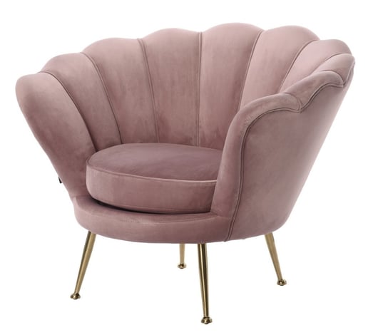 Różowy fotel Diva 93x80x78 cm, Kolor: RÓŻOWY Miloo Home