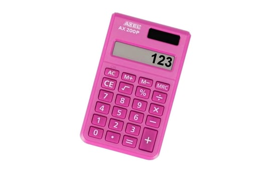 Różowy kalkulator do tablicy manipulacyjnej. Zabawki Sensoryczne