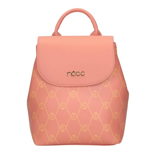 Różowy plecak Nobo z monogramem Nobo